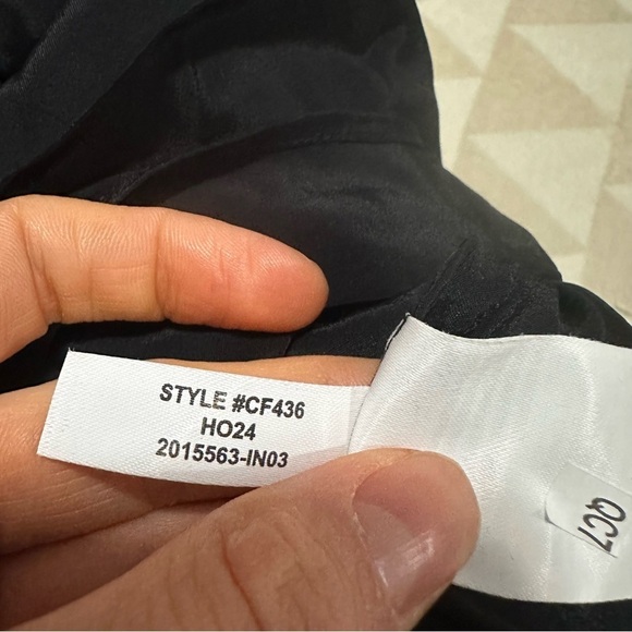 NWOT j crew Ruffle button-up shirt in crinkle chiffon - Picture 5 of 6